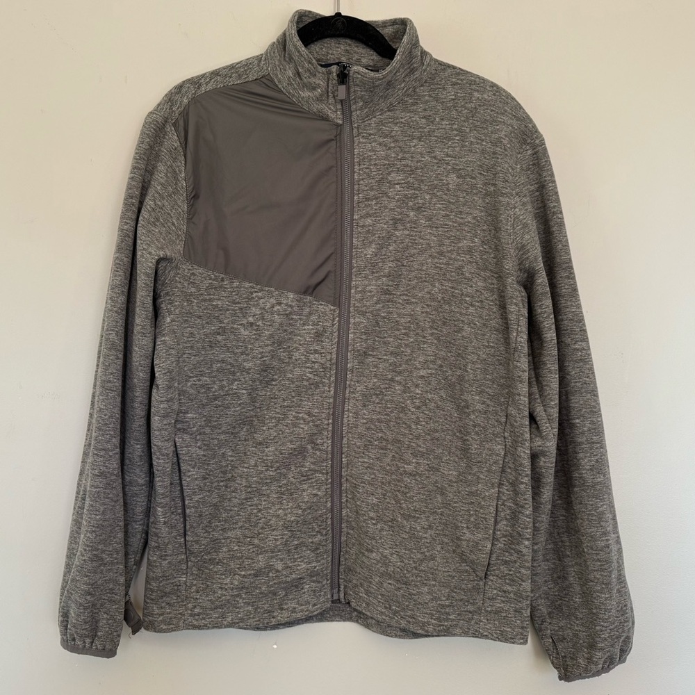 Men’s Lands End 3 in 1 winter Jacket. Size Medium. Gray - Picture 3 of 8